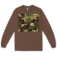 Chestnut camouflage glitter Long Sleeve Tee - BarkalooDesign