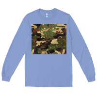 Colony Blue camouflage glitter Long Sleeve Tee - BarkalooDesign