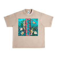 French Oak turquoise leopard mama Urban Heavy Tee - AdoDesignShop
