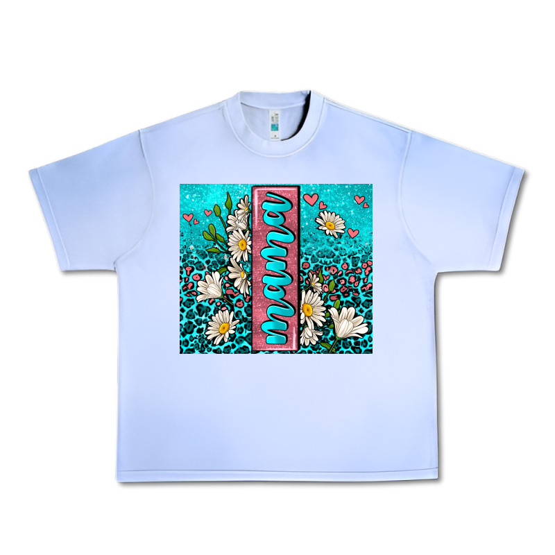 Turquoise Leopard Mama Urban Heavy Tee by AdoDesignShop | Teevron