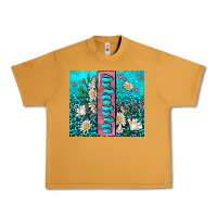 Peanut Butter turquoise leopard mama Urban Heavy Tee - AdoDesignShop