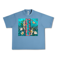 Pebble Blue turquoise leopard mama Urban Heavy Tee - AdoDesignShop