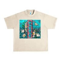 Sandshell turquoise leopard mama Urban Heavy Tee - AdoDesignShop