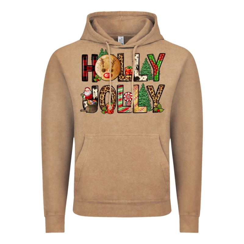 Holly Jolly Vintage Hoodie by FaDigitalArtStudio | Teevron