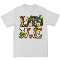 Dove Grey love caravan Premium Tee - BarkalooDesign