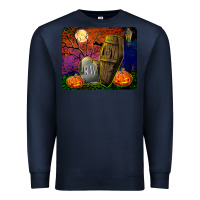 Navy headstone and coffin mousepad Premium Sweatshirt - BundleAndBundleShop