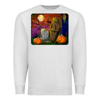 Oatmeal Heather headstone and coffin mousepad Premium Sweatshirt - BundleAndBundleShop