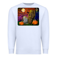 White headstone and coffin mousepad Premium Sweatshirt - BundleAndBundleShop
