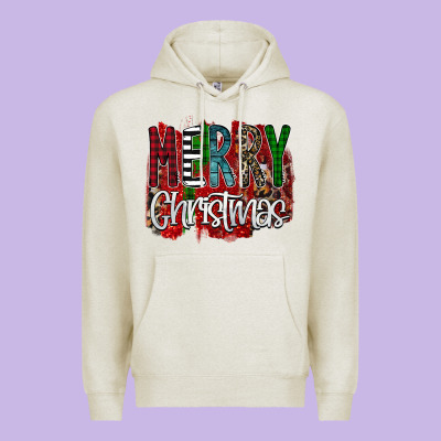 Merry Christmas Buffalo Plaid Leopard Premium Hoodie Designed By Bettercallsaul