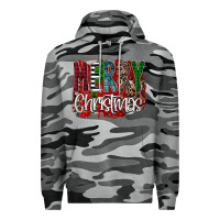 Slate Camo Merry Christmas Buffalo Plaid Leopard Premium Hoodie - Bettercallsaul