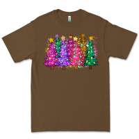 Cacao christmas trees and lights Premium Tee - Zillion Design Studio