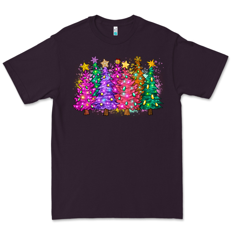 Christmas Trees And Lights Premium Tee by Zillion Design Studio | Teevron