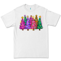 White christmas trees and lights Premium Tee - Zillion Design Studio