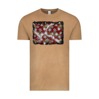 Vintage Camel christmas snow crystals background Vintage Tee - BundleAndBundleShop