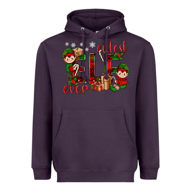 Cutest Elf Ever Christmas Heavyweight Hoodie by BundleAndBundleShop | Teevron