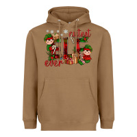 Toasted Coconut Cutest Elf Ever Christmas Heavyweight Hoodie - BundleAndBundleShop