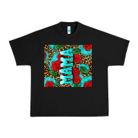 Black rose leopard mama Urban Heavy Tee - AdoDesignShop