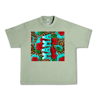 Oil Green rose leopard mama Urban Heavy Tee - AdoDesignShop