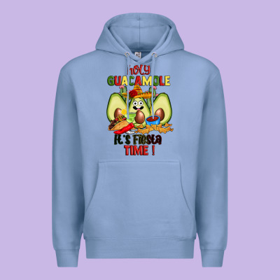 Holy Guacamole Its Fiesta Time Premium Hoodie Designed By Jahusdesignshop