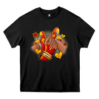 Black Softball afro girl sneakers Heavy Core Tee - RanaPortraitStore