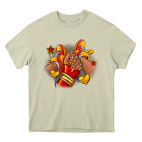 Mossy Softball afro girl sneakers Heavy Core Tee - RanaPortraitStore