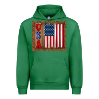 Emerald america usa flag tumbler Urban Hoodie - TumblerDesignByShophia