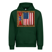 Forest Green america usa flag tumbler Urban Hoodie - TumblerDesignByShophia