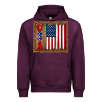 Mauve Wine america usa flag tumbler Urban Hoodie - TumblerDesignByShophia