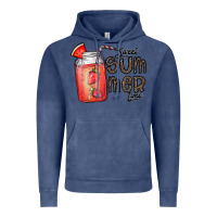 Vintage Denim summer Vintage Hoodie - CowhideDigitalArt