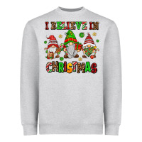 Heather Grey i believe in christmas Heavyweight Sweatshirt - AdoDesignShop