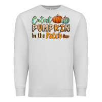Dove Grey cutest pumpkin in the patch Premium Sweatshirt - BundleAndBundleShop