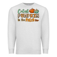 Oatmeal Heather cutest pumpkin in the patch Premium Sweatshirt - BundleAndBundleShop