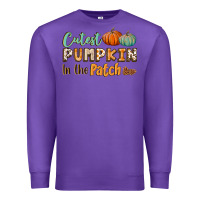 Purple cutest pumpkin in the patch Premium Sweatshirt - BundleAndBundleShop