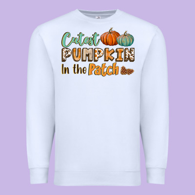 Cutest Pumpkin In The Patch Premium Sweatshirt Designed By Bundleandbundleshop