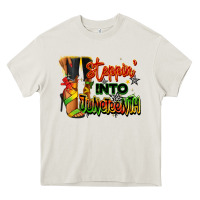 Cream Steppin' into Juneteenth black fashion girl Heavy Core Tee - RanaPortraitStore