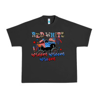Pigment Black red white wroom wroom wroom Urban Heavy Tee - AdoDesignShop