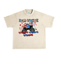 Sandshell red white wroom wroom wroom Urban Heavy Tee - AdoDesignShop