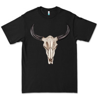 Black western bull skull tbw Premium Tee - texasbilliewilder