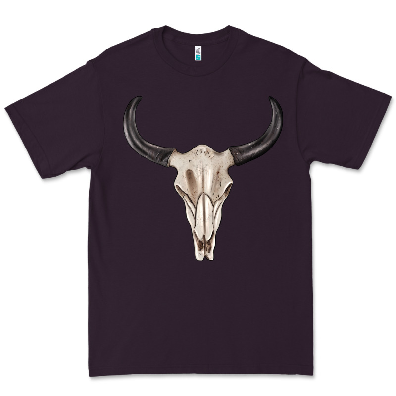 Western Bull Skull Tbw Premium Tee by texasbilliewilder | Teevron