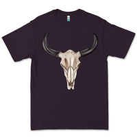 Plum western bull skull tbw Premium Tee - texasbilliewilder