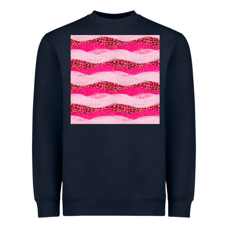Valentines Day Glitter And Leopard Seamless Pattern Heavyweight Sweatshirt by BundleAndBundleShop | Teevron