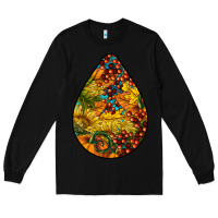 Black Fall Teardrop Long Sleeve Tee - LillyAllenDesigns