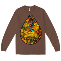 Chestnut Fall Teardrop Long Sleeve Tee - LillyAllenDesigns