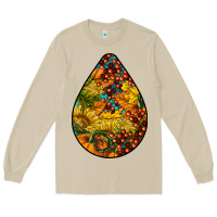 Mushroom Fall Teardrop Long Sleeve Tee - LillyAllenDesigns