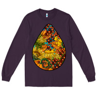 Plum Fall Teardrop Long Sleeve Tee - LillyAllenDesigns