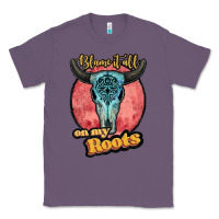 Lavender blame it all on my roots white Classic Tee - JahusDesignShop