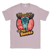 Lilac blame it all on my roots white Classic Tee - JahusDesignShop