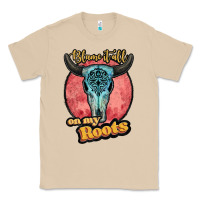 Mushroom blame it all on my roots white Classic Tee - JahusDesignShop