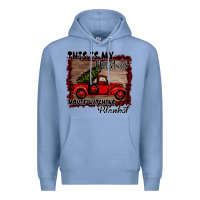 Colony Blue Christmas Movie Watching Blanket Premium Hoodie - Bettercallsaul