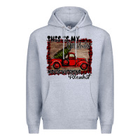 Heather Grey Christmas Movie Watching Blanket Premium Hoodie - Bettercallsaul
